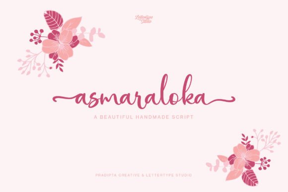 Asmaraloka: Elevate Your Design with Elegant Script