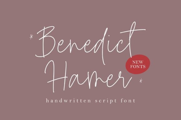 Benedict Hamer: Elevate Your Projects with Modern Handwritten Script