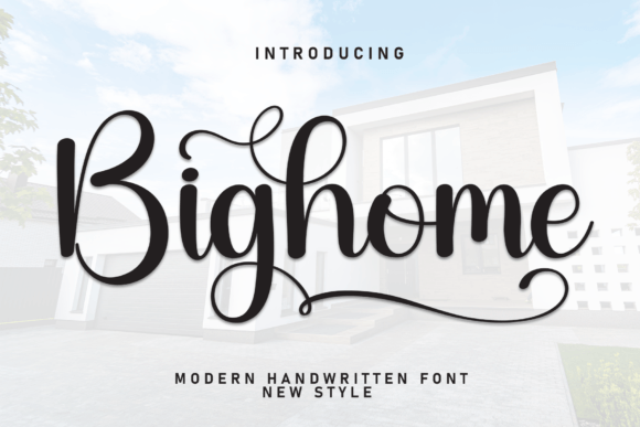 Bighome: Elevating Design with Handwritten Elegance