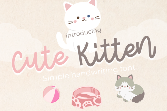 Cute Kitten: The Handwritten Script Font for Elegant Design
