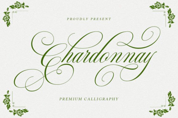 Elevate Your Visual Design with Chardonnay Script