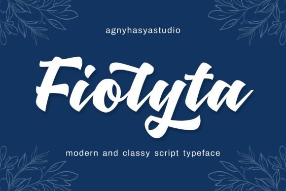Fiolyta: Elevate Your Design Projects with a Modern Script Font