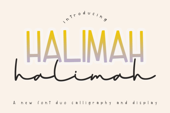Halimah: Elevating Modern Design with Elegant Typography