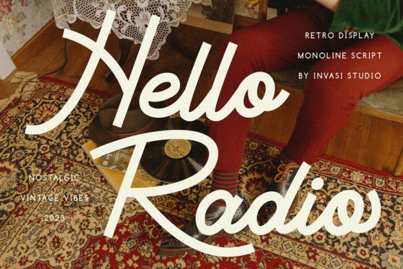 Hello Radio Font: Vintage Charm for Modern Design
