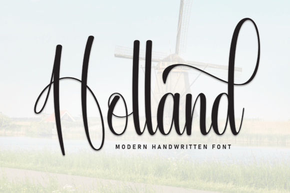 Holland: A Script Font for Elegant Design