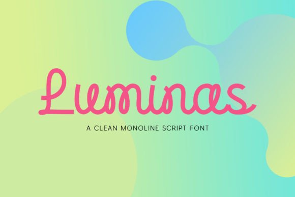 Luminas: A Modern Script Font for Elegant Design
