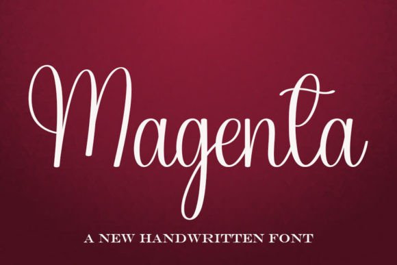 Magenta: A Script Font for Modern Designers
