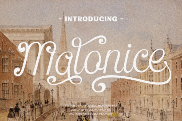 Malonice: Elevating Your Design with Elegant Script Typography
