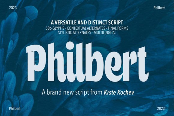 Philbert: The Modern Script Font for Versatile Design