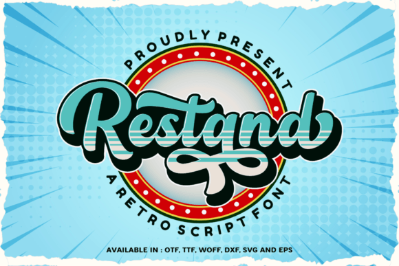 Restand: A Bold Retro Script for Modern Design