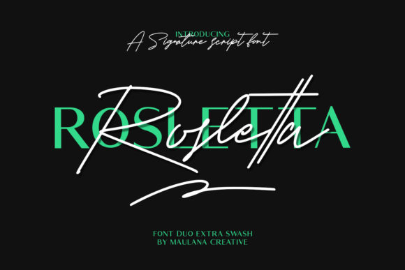 Rosletta: A Bold and Elegant Duo Font for Timeless Design