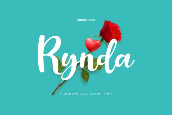 Rynda: A Modern Script Font for Creative Design