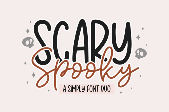 Scary and Spooky: A Font Duo for Creative Halloween Design