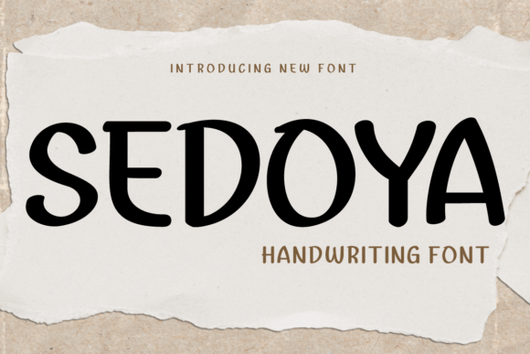 Sedoya Font: Where Handwriting Meets Elegant Design