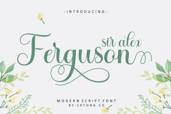 Sir Alex Ferguson: A Ravishing Script for Elegant Design