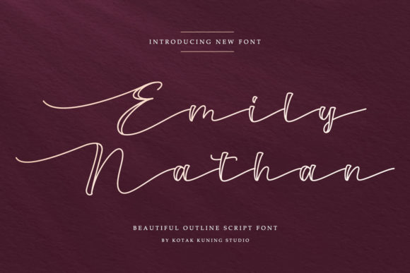 The Emily Nathan Font: A Designer's Guide to Cursive Script
