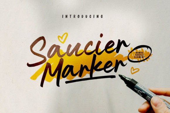 Unlocking Authenticity: The Saucier Marker Script Font