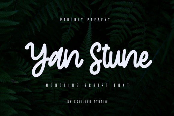Yan Stune: A Modern Script Font for Bold Branding